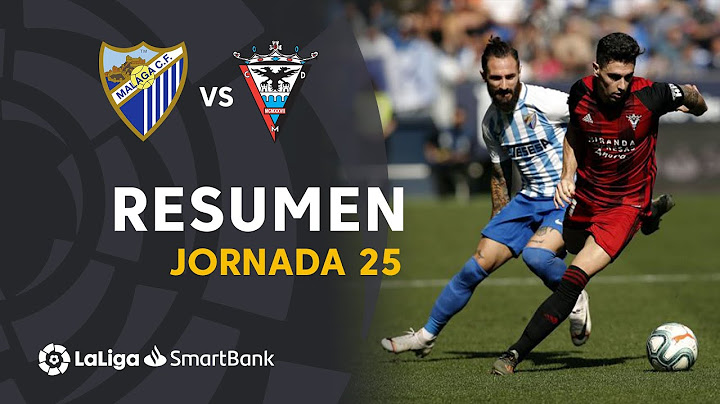 Resumen de Málaga CF vs CD Mirandés (2-2)