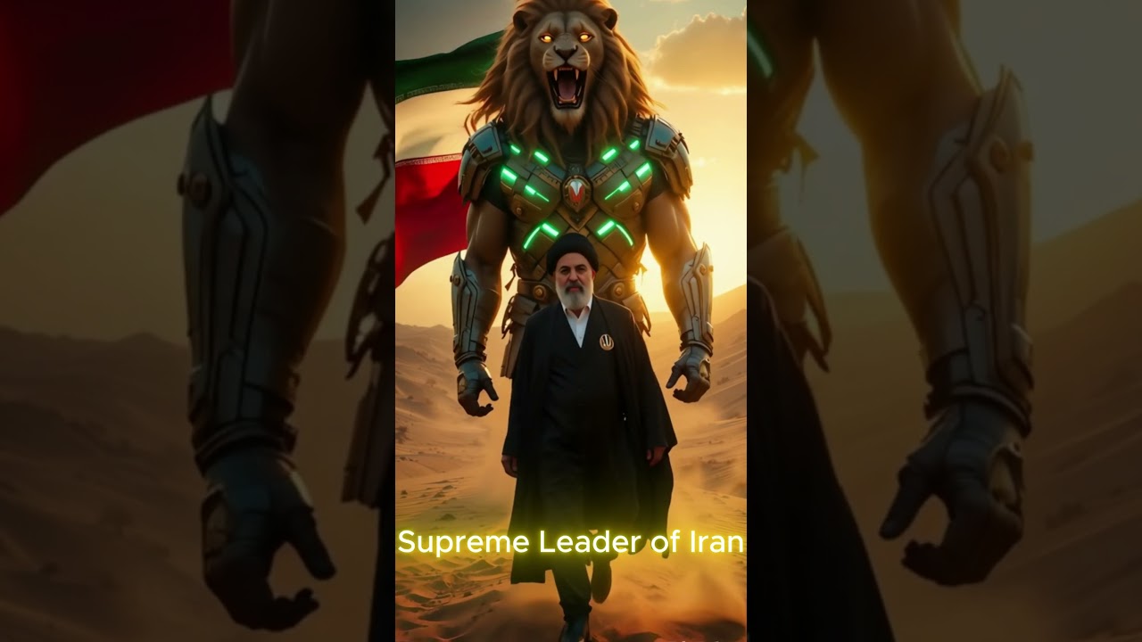 Ali Khamenei & The Giant Persian Lion | Iran’s Supreme Leader in Epic 4K Visual 