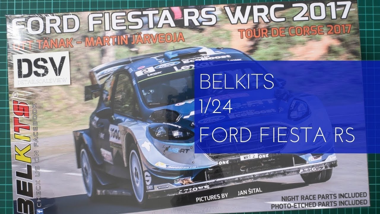 Belkits 1/24 Ford Fiesta RS WRС 2017 Tour De Corse (BEL-013