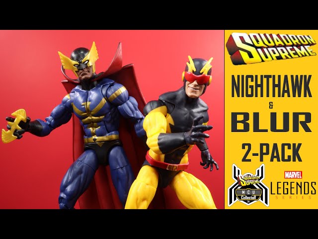 Marvel Legends NIGHTHAWK & BLUR Squadron Supreme of America 2 Pack