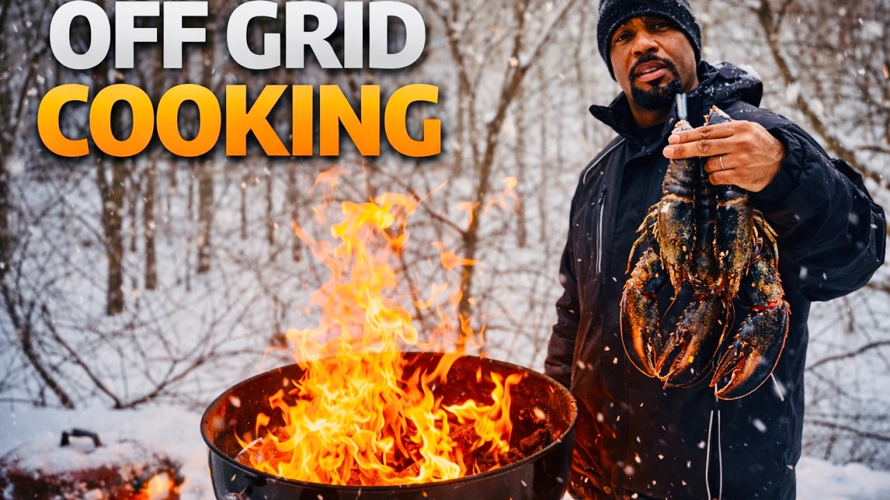 Winter Off-Grid Cooking: A Cozy Challenge in the Woods