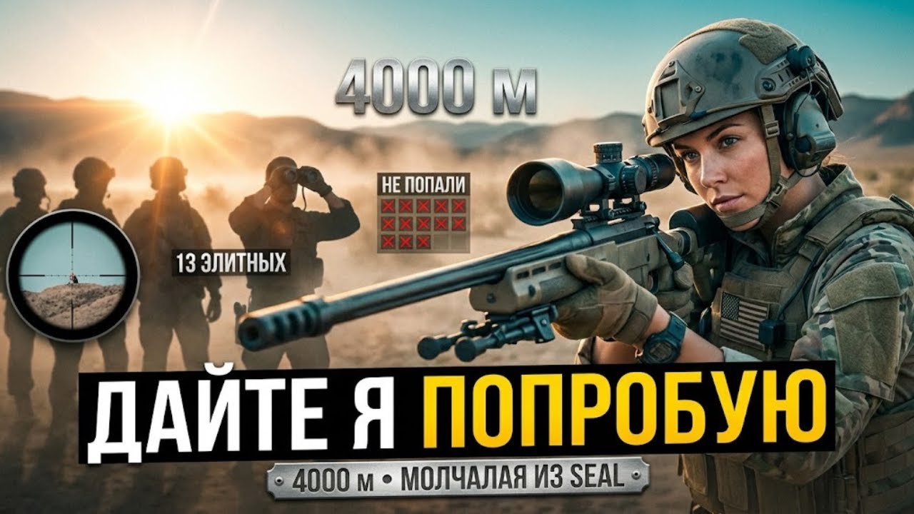 13 снайперов не смогли попасть на 4000 м — и тогда она сказала всего одну фразу