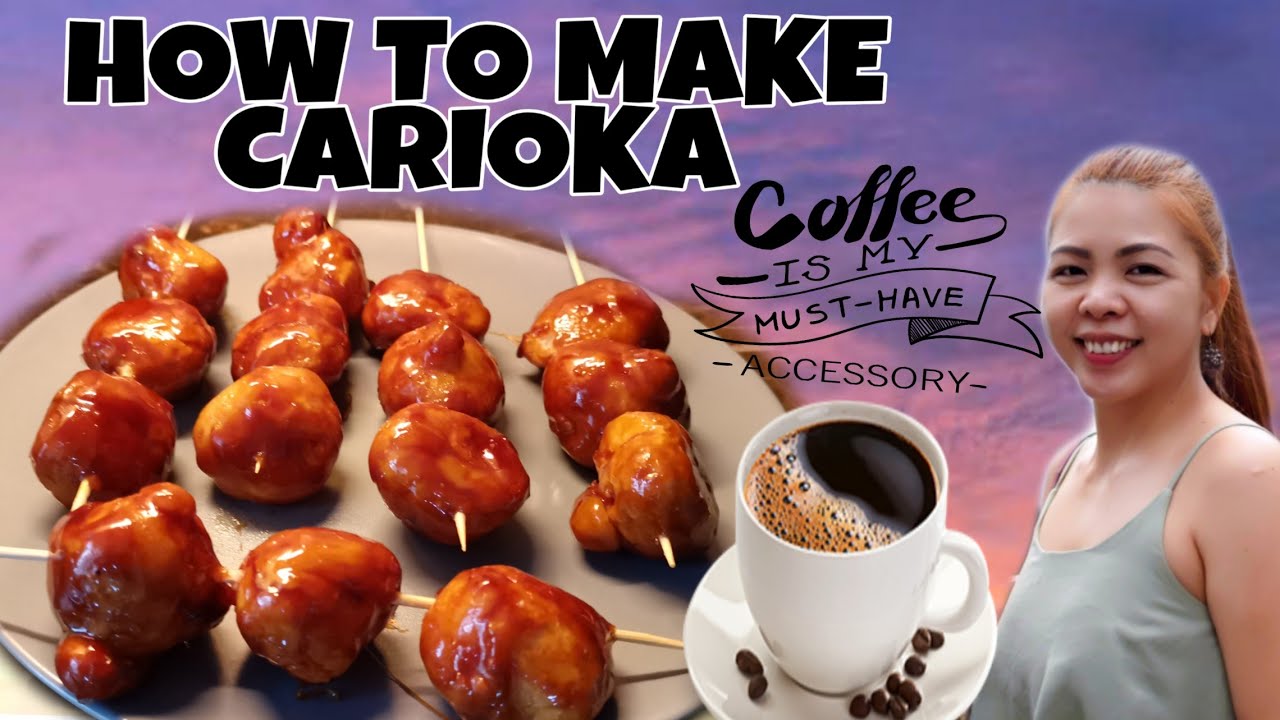 KARIOKA RECIPEHOW TO MAKE CARIOCA (GLUTINOUS RICE POWDER) YouTube