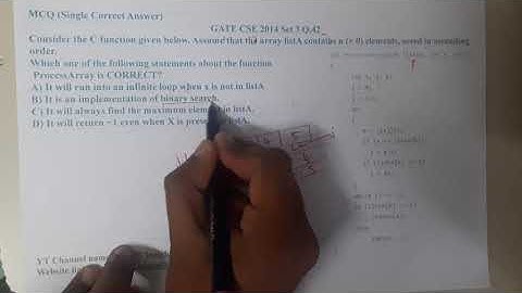 GATE CSE 2014 SET 3 Q 42 || Trees ||Data Structure || GATE Insights Version: CSE
