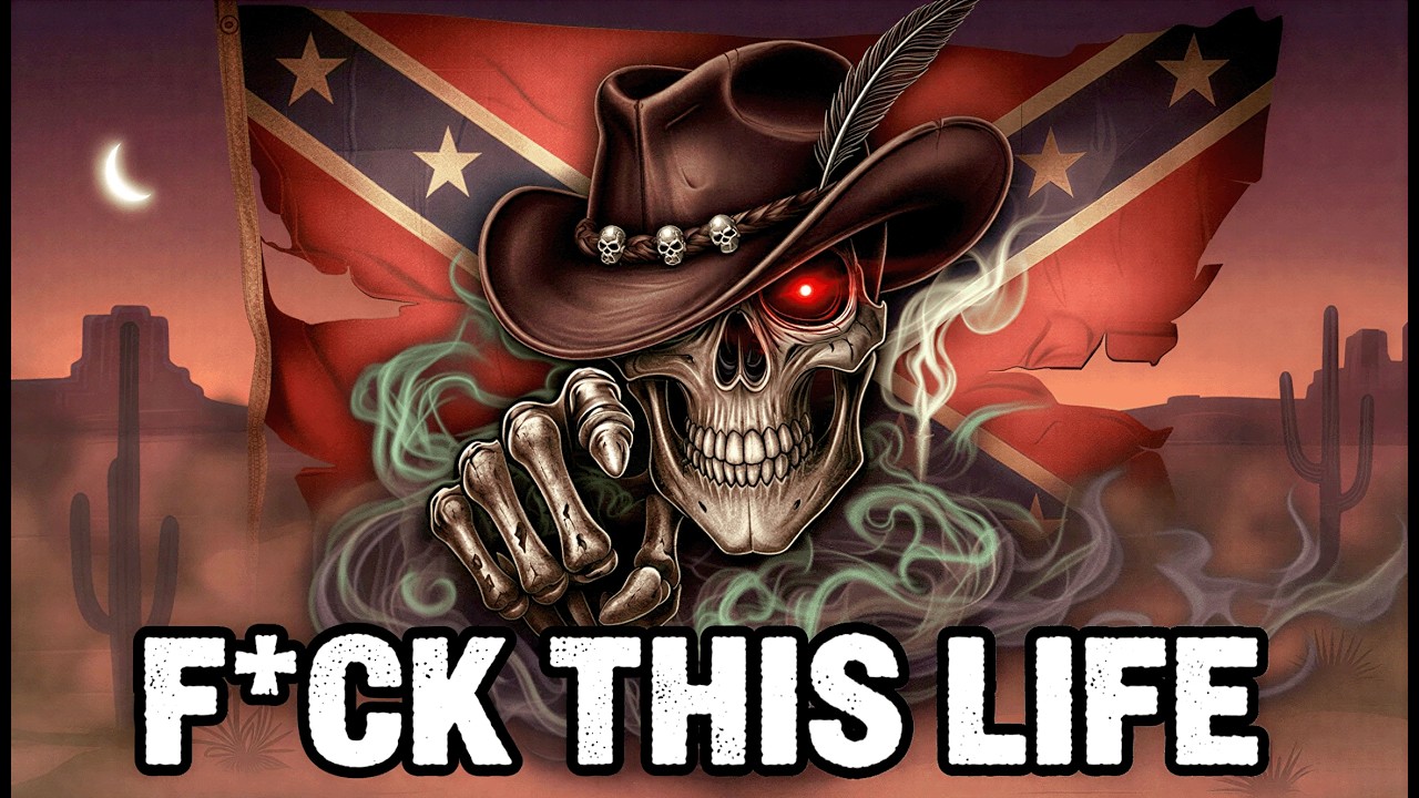 F*CK THIS LIFE 💀 Dark Outlaw Country Rap (⚠️Explicit Lyrics)