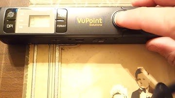 VuPoint MAGIC WAND ST44 Wi-Fi Portable Photo and Document Scanner Open Box Review