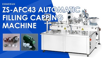 Zonesun ZS-AFC43 Essential Oil Bottle Filling and Capping Machine Monoblock