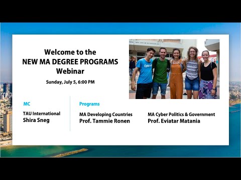 Joint Webinar | New Graduate Programs | Cyber Politics & Government, and Developing Countries