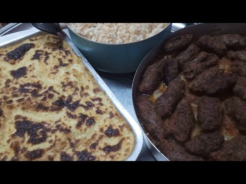 احلي غدا صينيه كفته بالبطاطس ومكرونه بشاميل