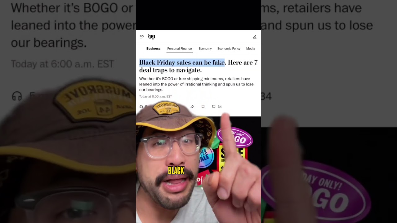 PSA: Black Friday is a SCAM!! 😒