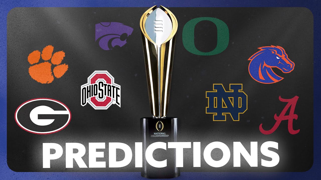 2024 College Football Playoff Predictions - YouTube