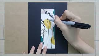 Design Patterns - Simple DIY Bookmark Decoration At Home (Part 1) | SesLiChatSesLiCoM