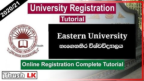 Eastern University Registration ( Main Campus Faculties ) || Complete Tutorial by ThuSh
