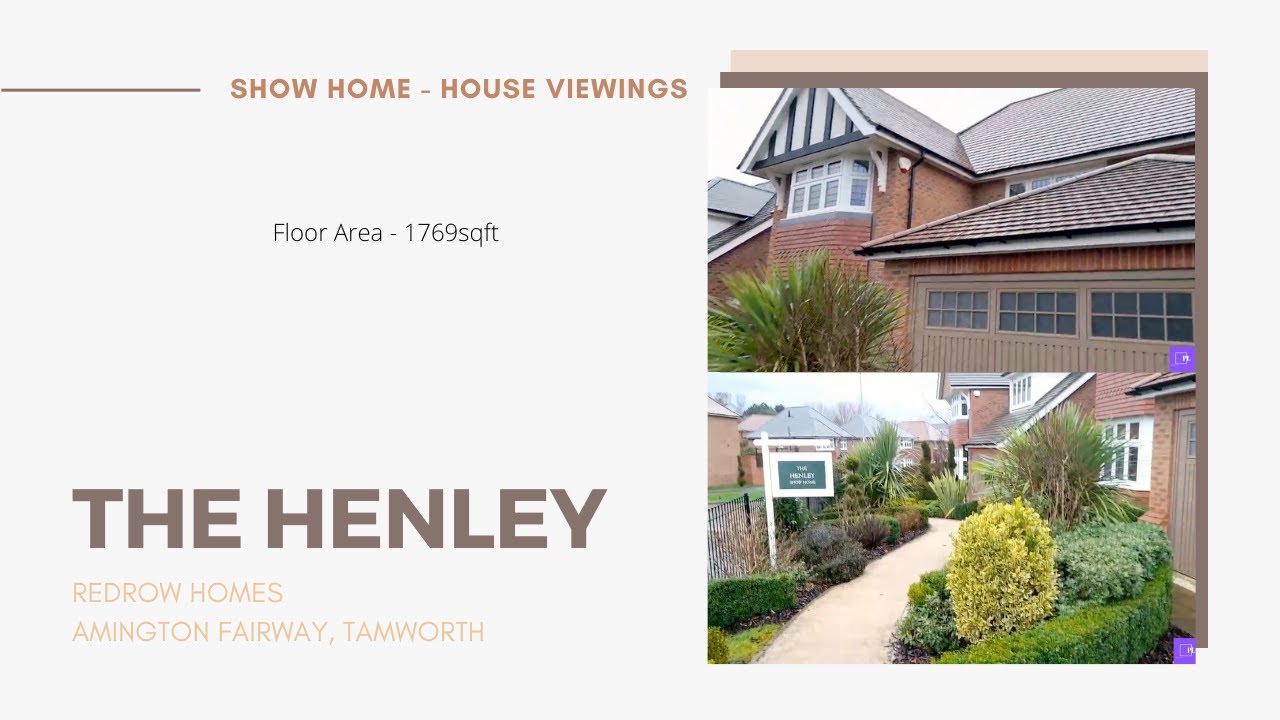 New Build Show Home Tours The Henley Redrow Homes Amington
