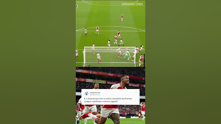 E o Arsenal que tem o MELHOR escanteio da Premier League repetindo a MESMA JOGADA!