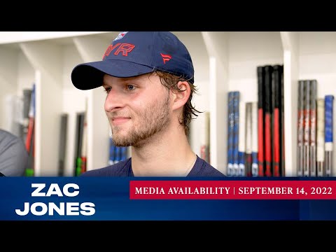 New York Rangers: Zac Jones Media Availability | Sept. 14, 2022