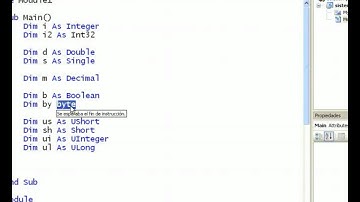 Curso VB.NET - Tipos De Datos Primitivos (Modulo 1.1.02)