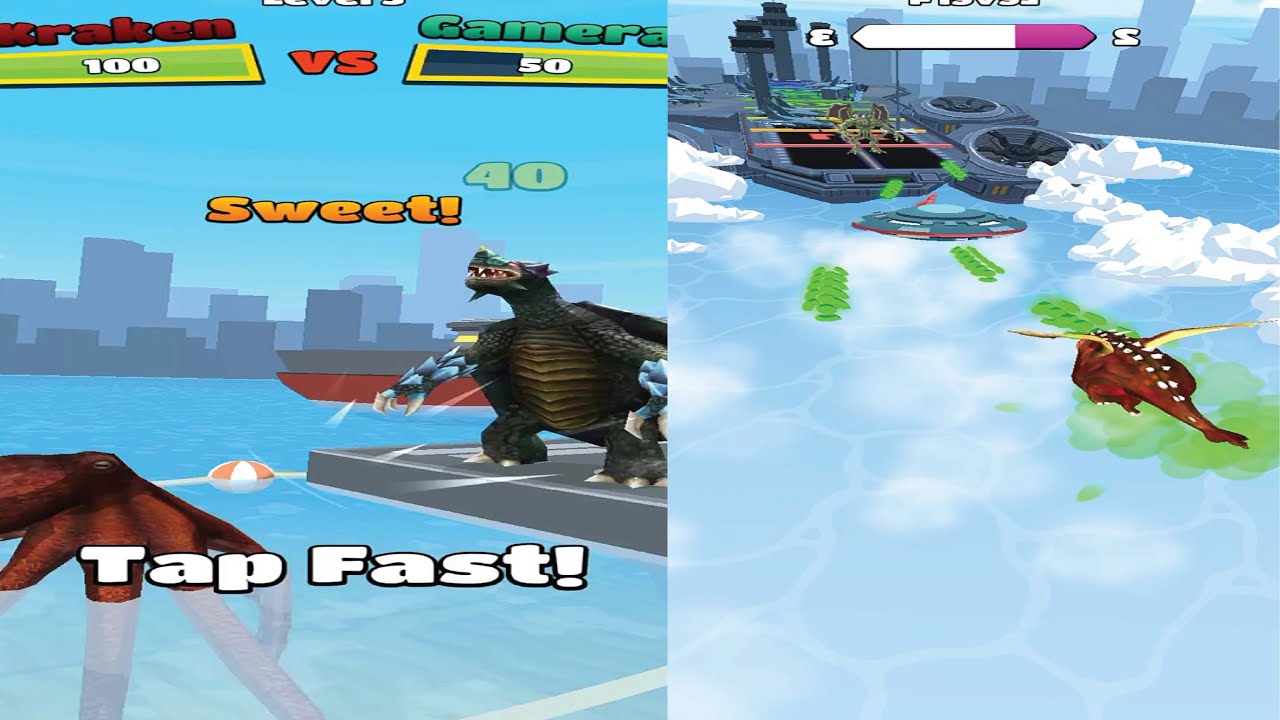 Kaiju Run: Best Levels Complete Gameplay Android New Update 