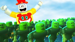 ゾンビ工場を作ったら増えすぎて街がやばいことになったロブロックス【 Roblox 】 screenshot 2