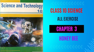 Honey Bee | Class 10 | Chapter 3 | Science | All Exercise | #allexerciseslution | #science |