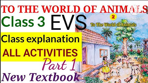 Class 3 New EVS Unit 2 To The World Of Animals Part 1 Full Activities Explanation in Malayalam|Cl...