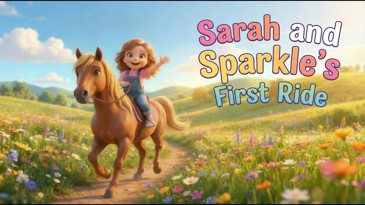 Sarah and Sparkle's First Ride | A Kids Book Read Aloud