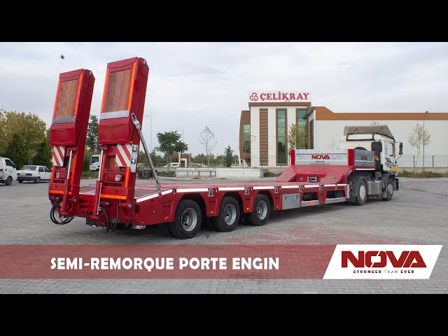 PORTE-VOITURES - CHARGEMENT CAMIONS SEMI REMORQUE 3 ESSIEUX - Transports  Rabouin - 