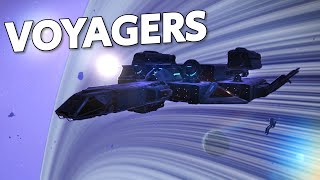 Gathering CORVETTE Parts in VR in No Mans Sky VOYAGERS!