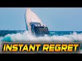 MAN OVERBOARD !! BOAT IGNORES DANGEROUS CONDITIONS AT BOCA INLET !! | HAULOVER INLET | WAVY BOATS