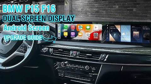 BMW X5 X6 Android Dual Screen Great Upgrade Autoradio Carplay f15 f16 | Ugode Car Android Screen