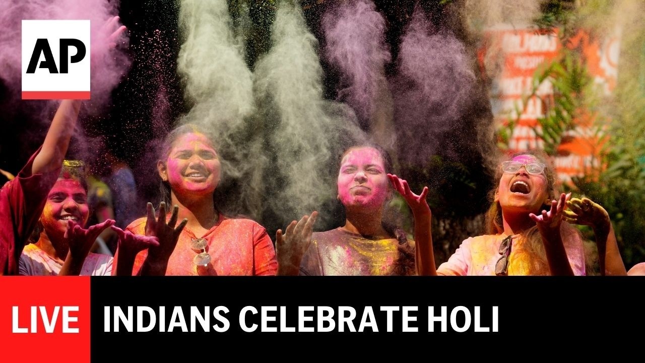 LIVE: Holi celebration in India