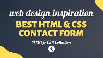 Collection Of HTML CSS Contact Form | Ideas For Contact Form HTML CSS JavaScript