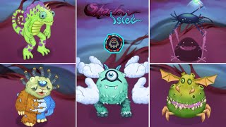 Shadow Islet - All Monsters Sounds & Animations | My Singing Monsters