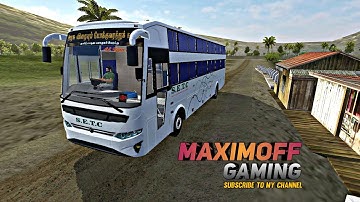 Setc Vega Non AC Sleeper & Seater Bus V1 Mod & Livery | Bus Simulator Indonesia Gameplay #35
