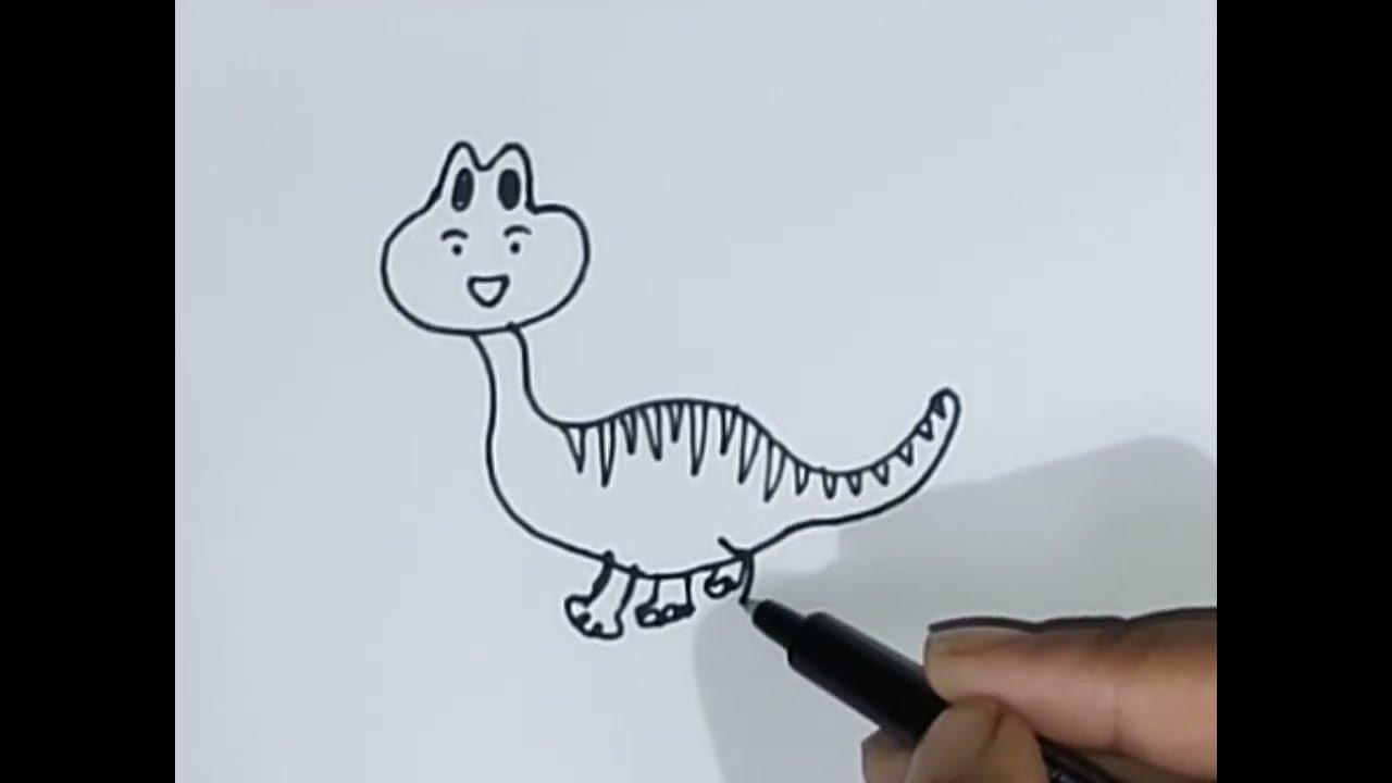 Dinasour Easy drawing YouTube dinasour-easy-drawing-youtube
