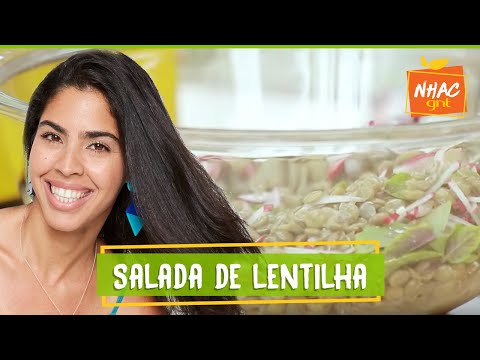 Salada de lentilha com manjericão | Bela Gil | Bela Cozinha