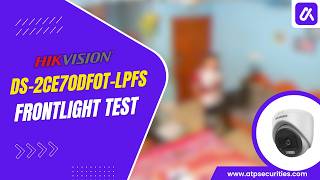 Hikvision DS-2CE70DF0T-LPFS Front Light Test | Subject Clarity Under Direct Light