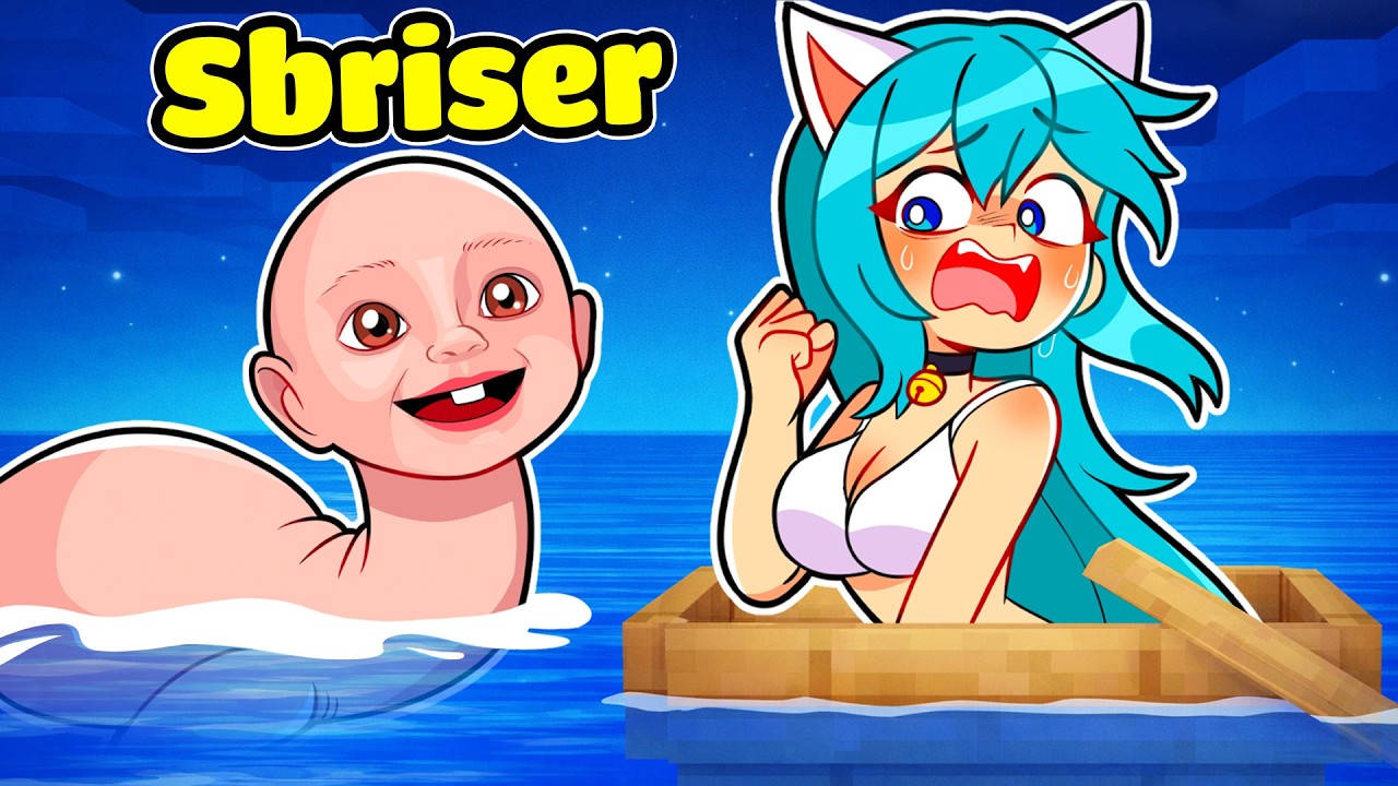 Divento Un CUCCIOLO di MOSTRO MARINO UMANO Su Minecraft!