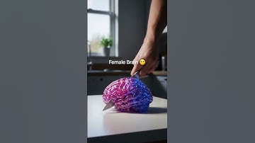 Glass Cut _ Female Brain | asmr knife video 2025 #animation #ai #shorts