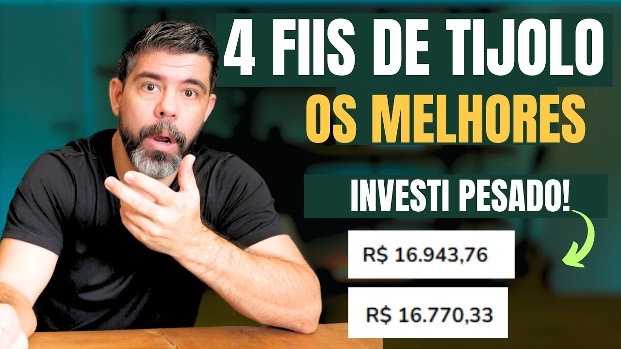 COMPREI 2 DOS MELHORES FUNDOS IMOBILIÁRIOS DE TIJOLO! OS MELHORES FIIS DO MÊS!