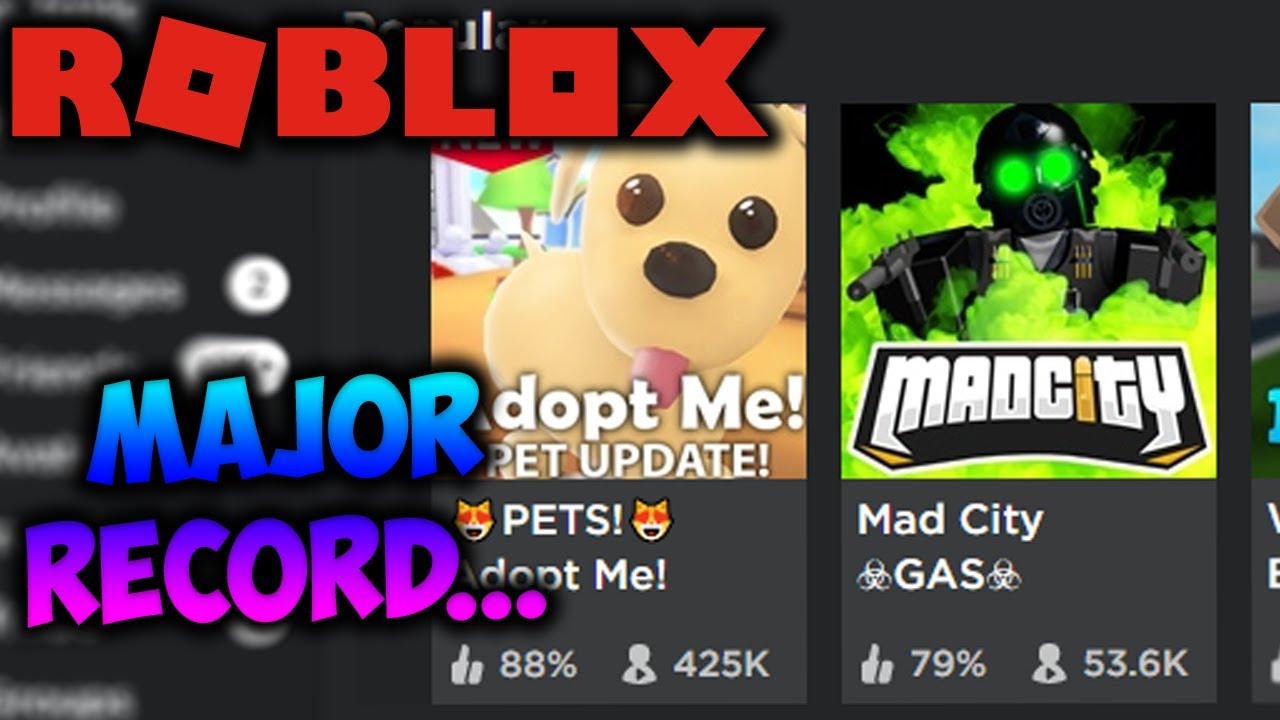Adopt Me Hit Nearly 500 000 Players Roblox Youtube - famous roblox adopt me players