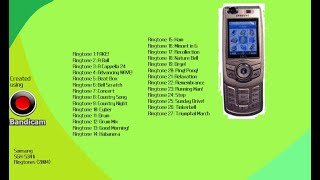 Samsung SGH-S341i Ringtones (2004) on MCP-MA7! | FIRST PART ONLY!