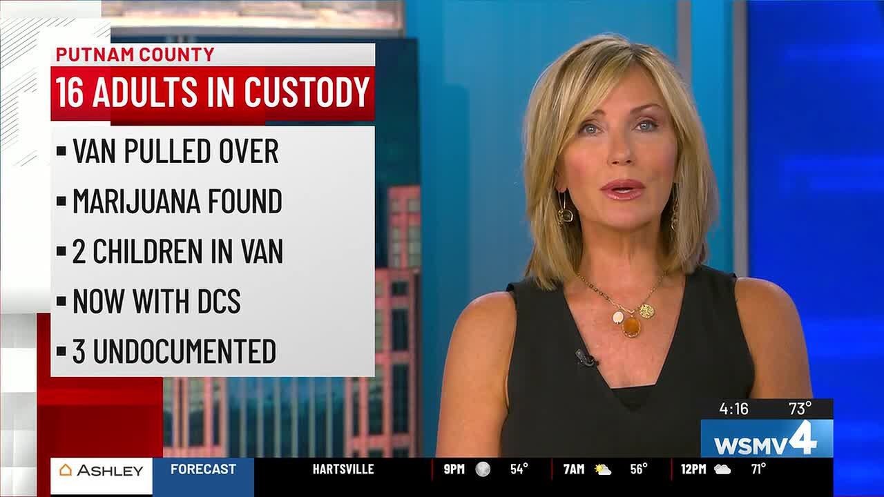 16 arrested, young kids in children’s services custody after traffic ...