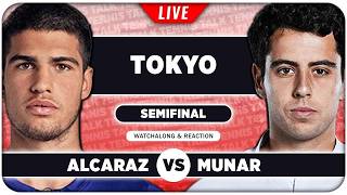 ALCARAZ vs MUNAR • ATP Tokyo 2026 SF • LIVE Tennis Watchalong screenshot 4