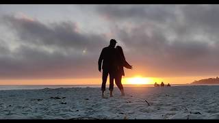 Carmel Beach Timelapse Ocean Sunset - Cute Love Story