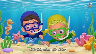 Ten Little Fish 🐠🐟 | Neo9 Animation Nursery Rhymes &amp; Kids Songs
