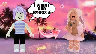 Getting Robux For The First Time Roblox Makeover Blueshade - 800 robux spending spree