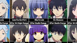 Anime Characters After Art Style & Studio Changes