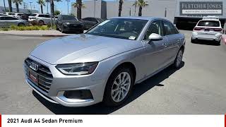 2021 Audi A4 Sedan Fremont CA U3844