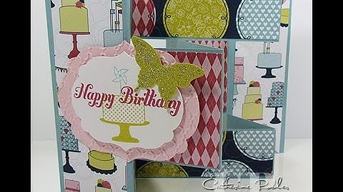 Tri Fold Shutter Card